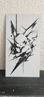 Pikachu Porträt mit 3D Strukturen