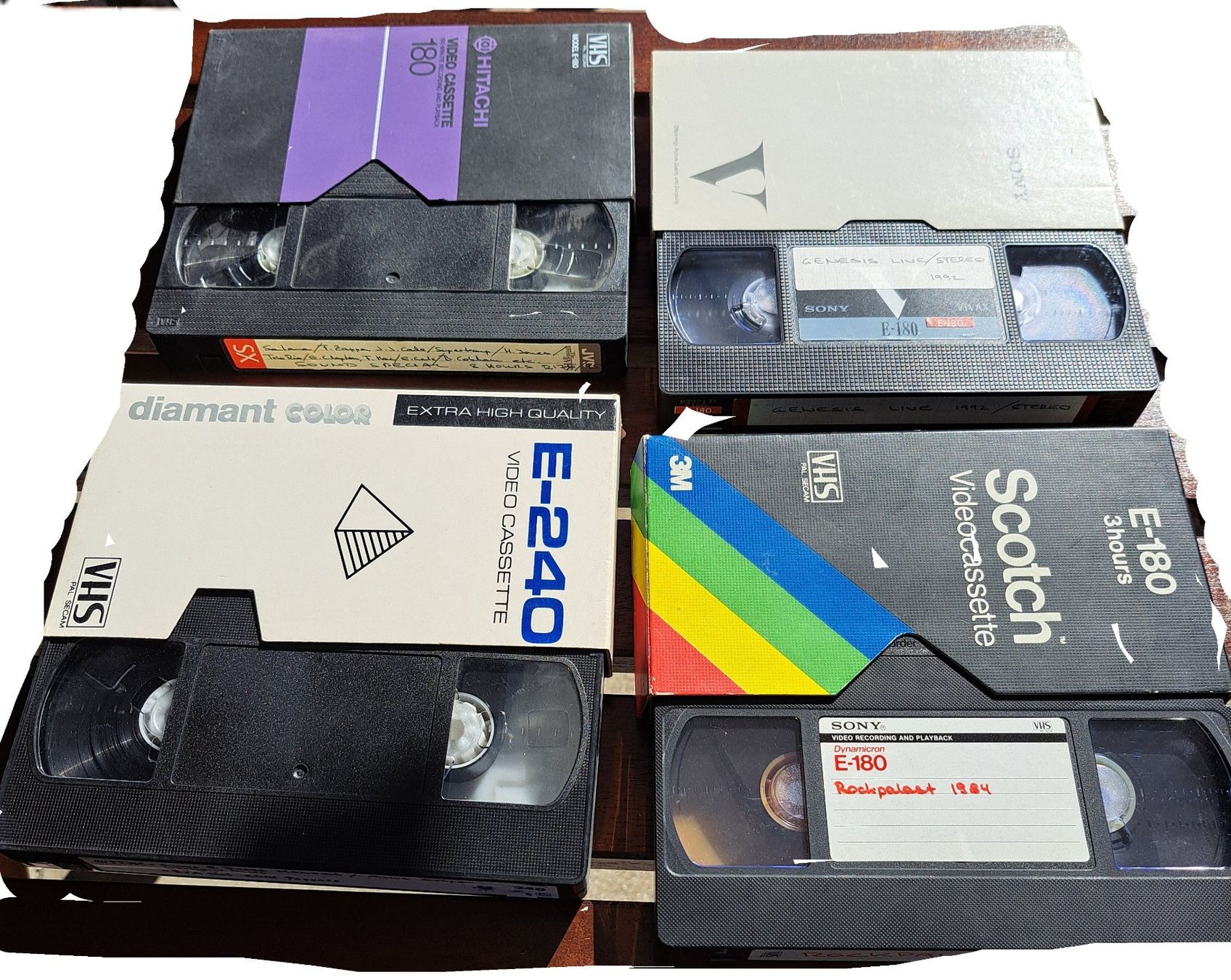 Tutti i VHS: VHS Videokassen Konzerte 4 Stück Set 4 – Usato da Schlieren venduto da Rcaliforni 1