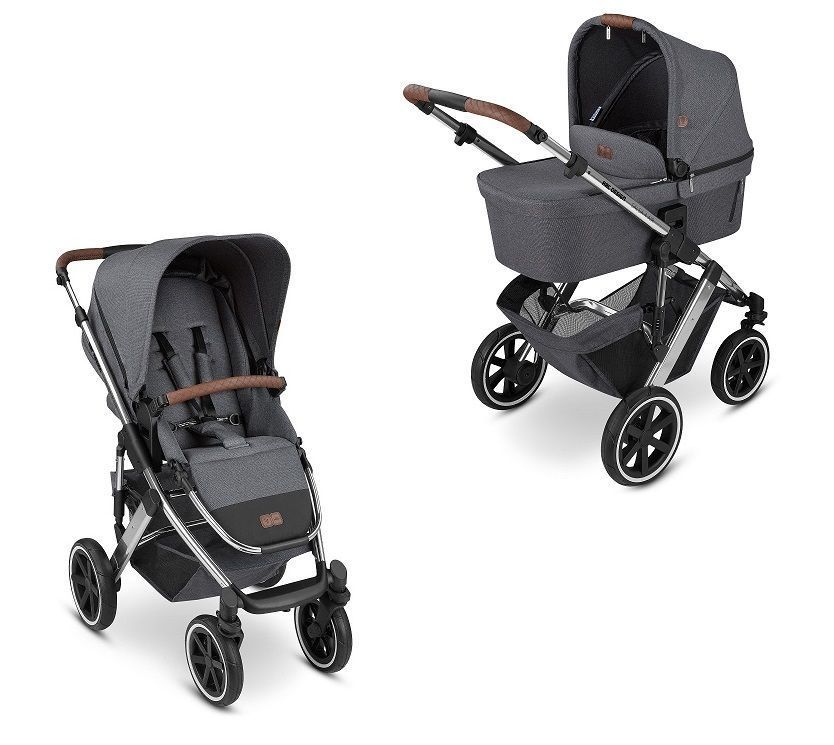 ABC Design Kinderwagen: Kinderwagen ABC Design Salsa 4 Air dunkelgrau – Gebraucht aus Birr von bbk26 2