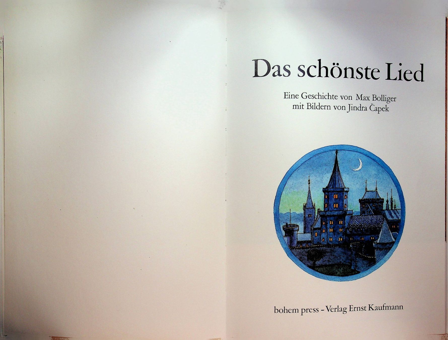Libri: Max Bolliger  Jindra Capek Das schönste Lied – Usato da Reitnau venduto da Zaomir 2