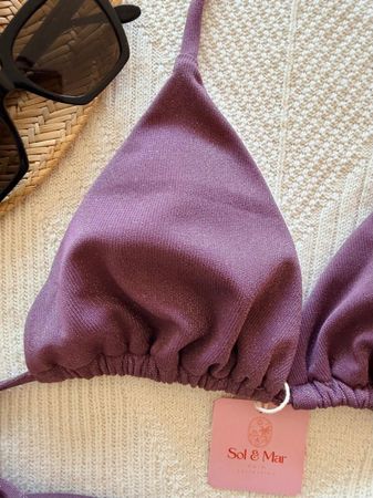 📣SALE!! Glitzer Bikini Braun Gr.M - NEU - Gratis Versand