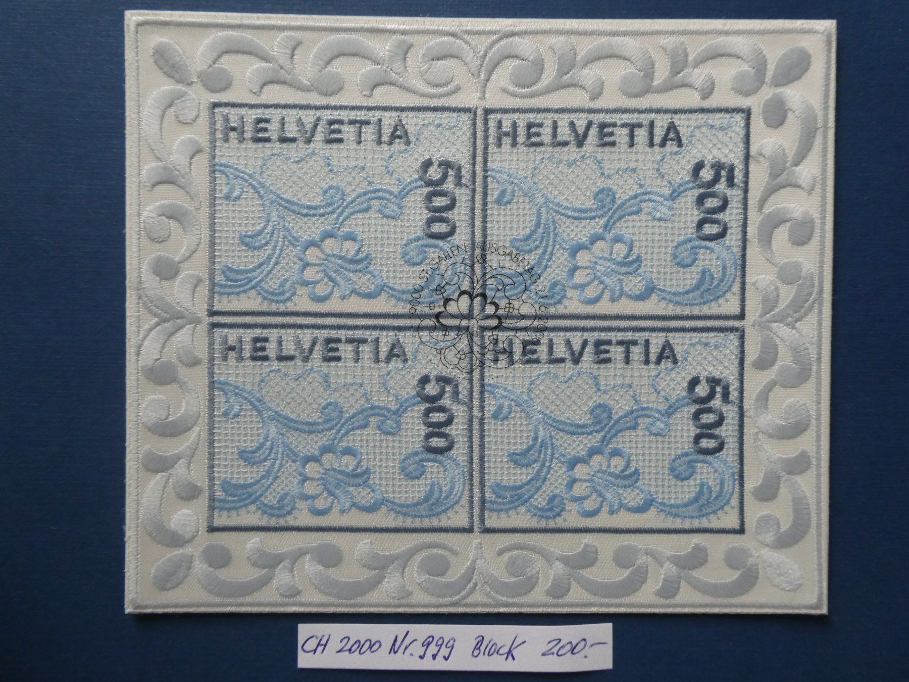 Tous les timbres: CH 2000 Nr. 999 Block gestempelt – D'occasion à Lausen par Herbamare01