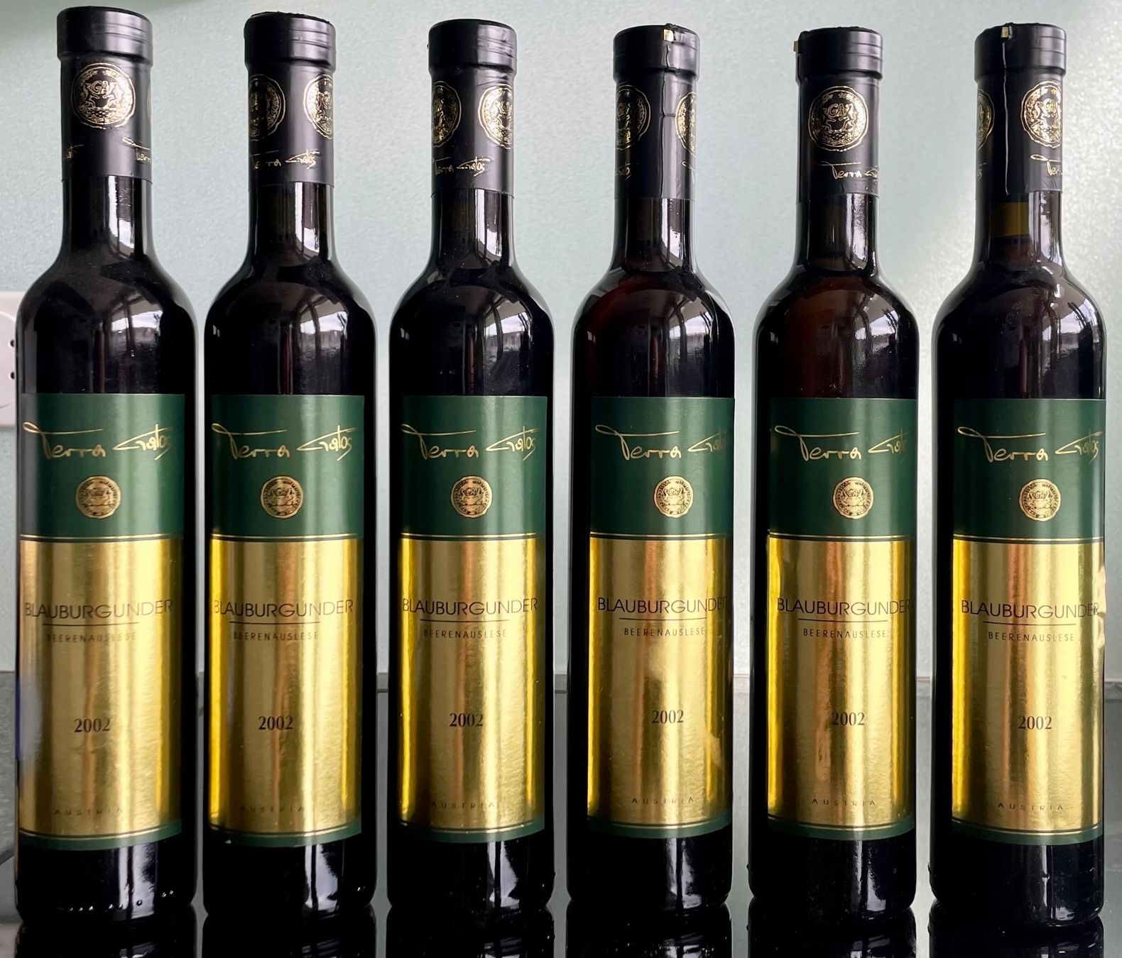 Vino: 6x Blauburgunder, Beerenauslese 2002 – Usato da Bern venduto da schm1969