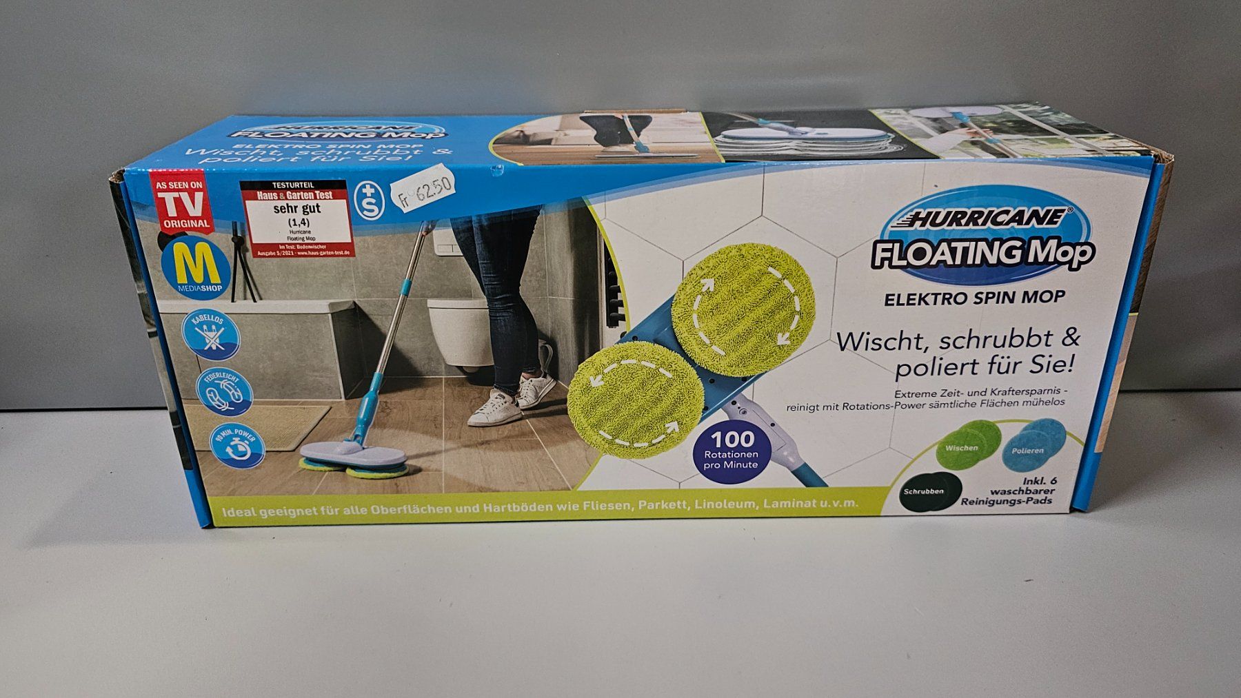Altro per la casa: Hurricane Floating Mop Bodenwischer – Nuovo e nell'imballaggio originale da Koppigen venduto da Bracher_Mail-House