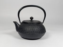 Théière Tetsubin en fonte noir japonaise