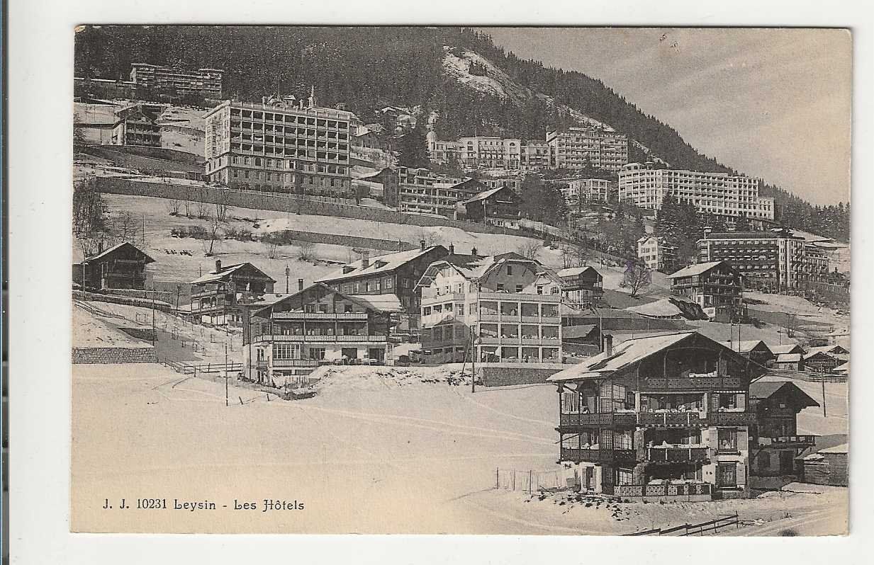 Cartoline postali: Leysin, 1919 – Usato da Spiez venduto da Niesen20
