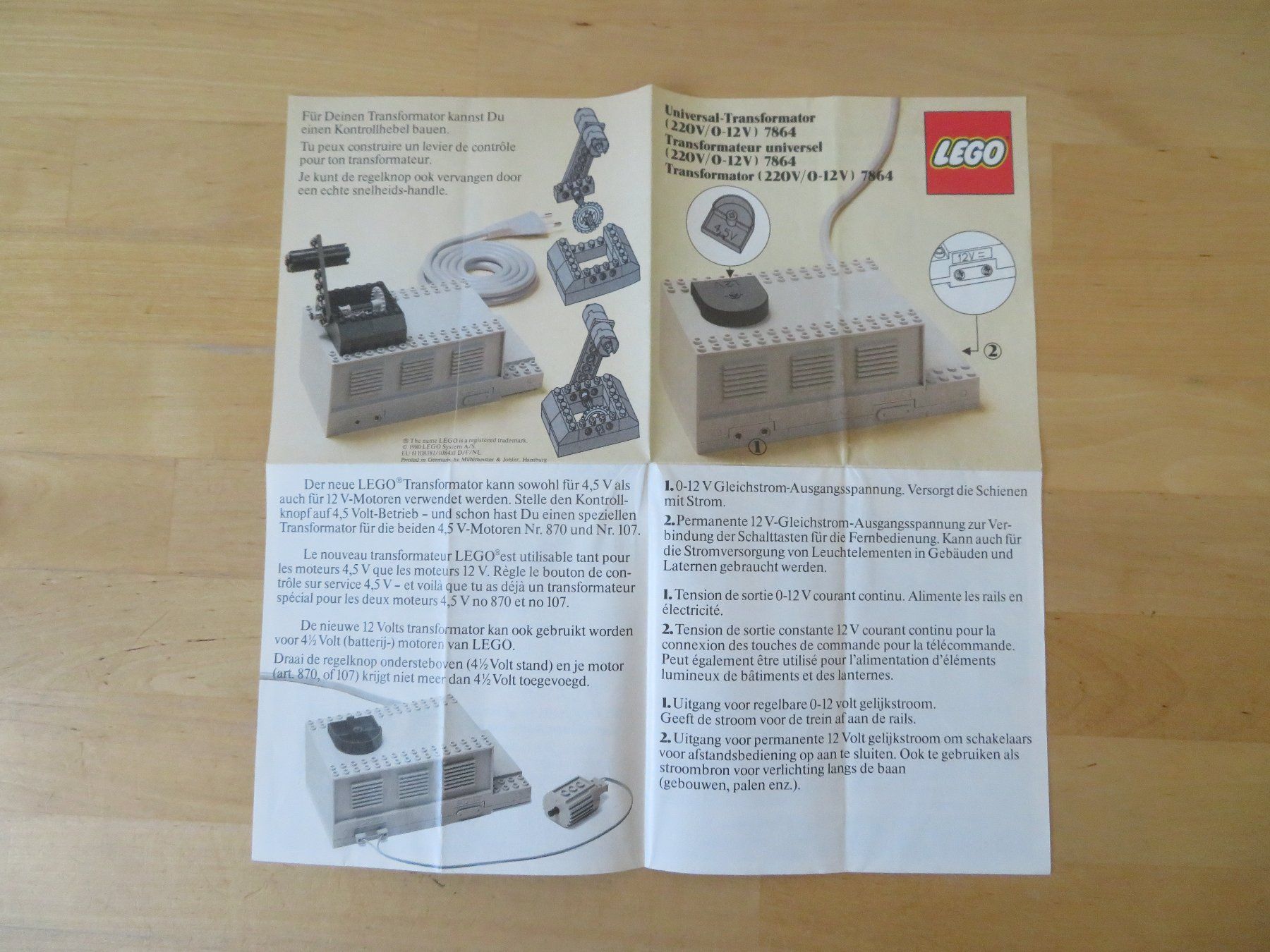 Lego Spielzeuge: LEGO 12 Volt Bahn Prospekt – Gebraucht aus Zürich von piroma 1
