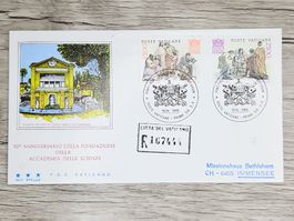 CL05 Enveloppe + Timbre Poste Vaticane 1986