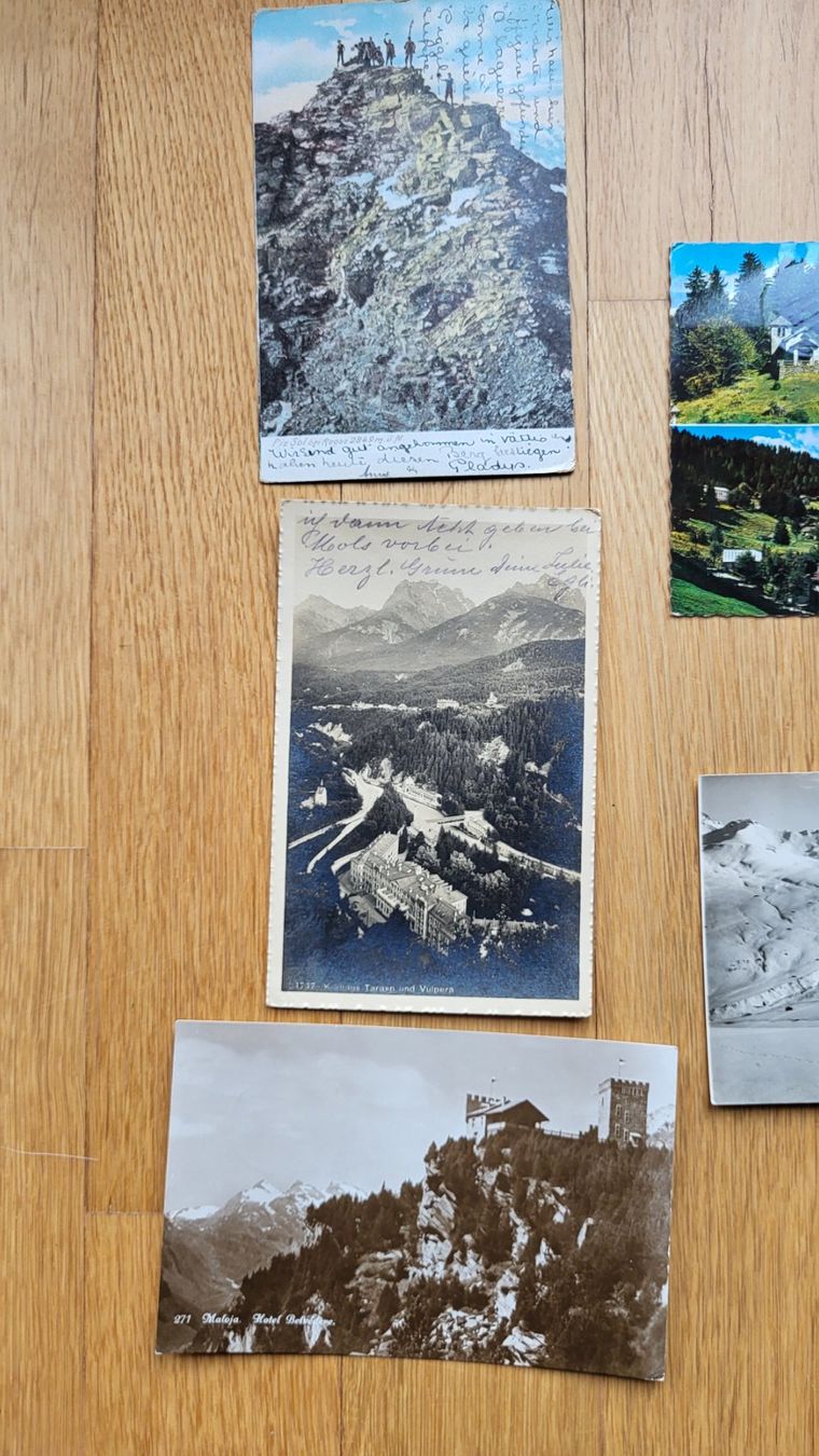 Cartoline postali: 5 Karten Graubünden Stempel  1906 – Usato da Bäriswil BE venduto da mimi.86 4