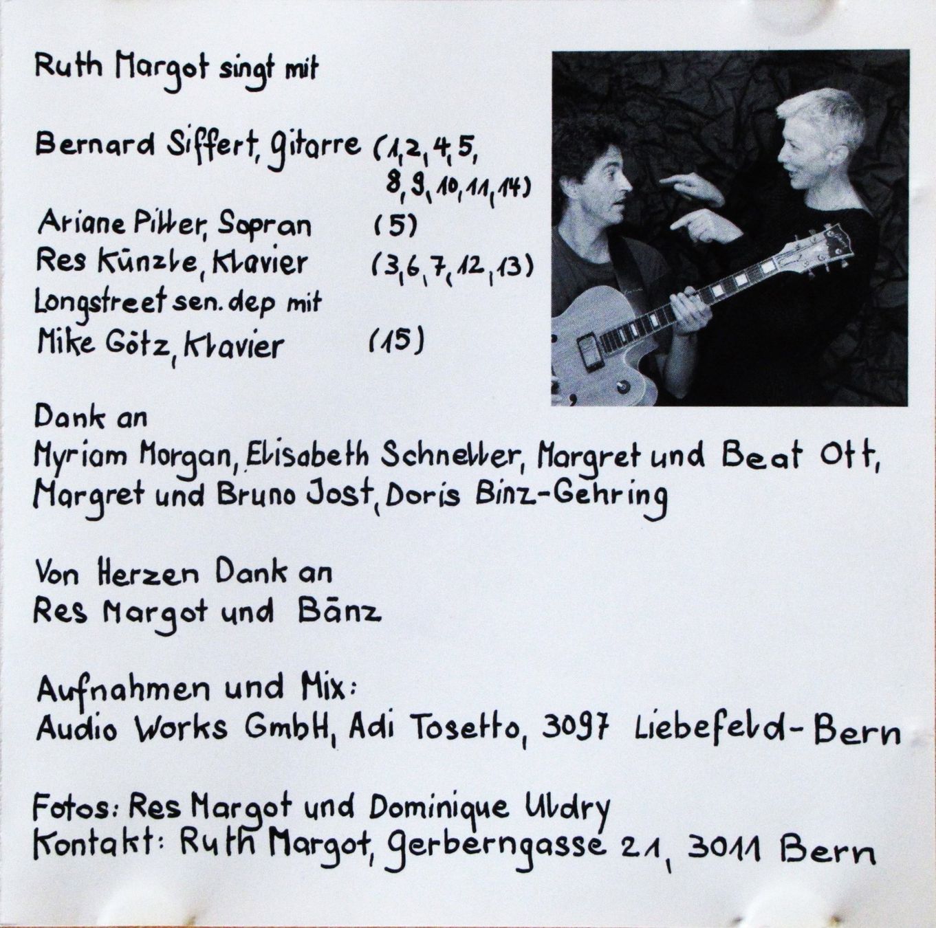 original CD RUTH MARGOT — WHEN TIMES CHANGE / WE ZYT ÄNDERET (Gebraucht ...
