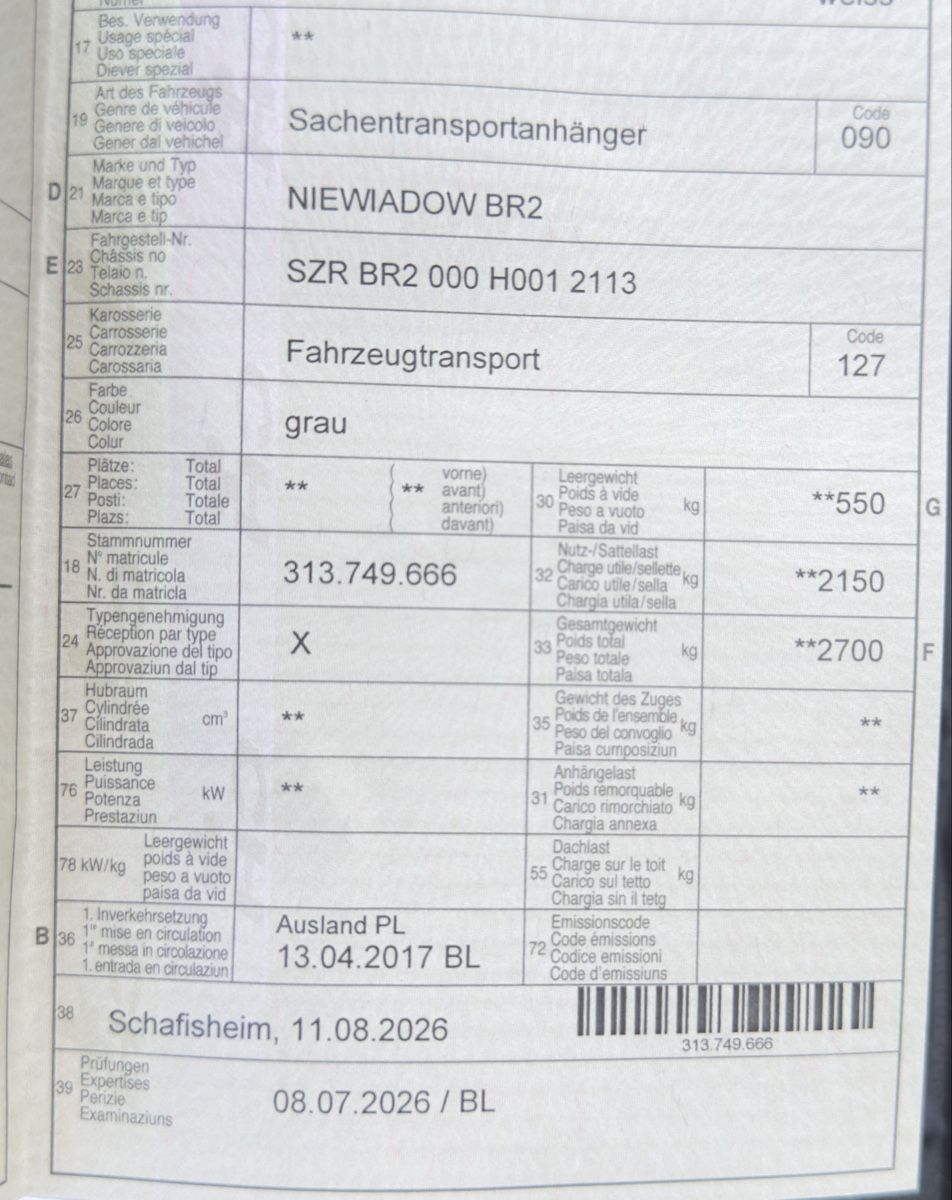 Rimorchi: Anhänger – Usato da Burg AG venduto da Rl-2390 5