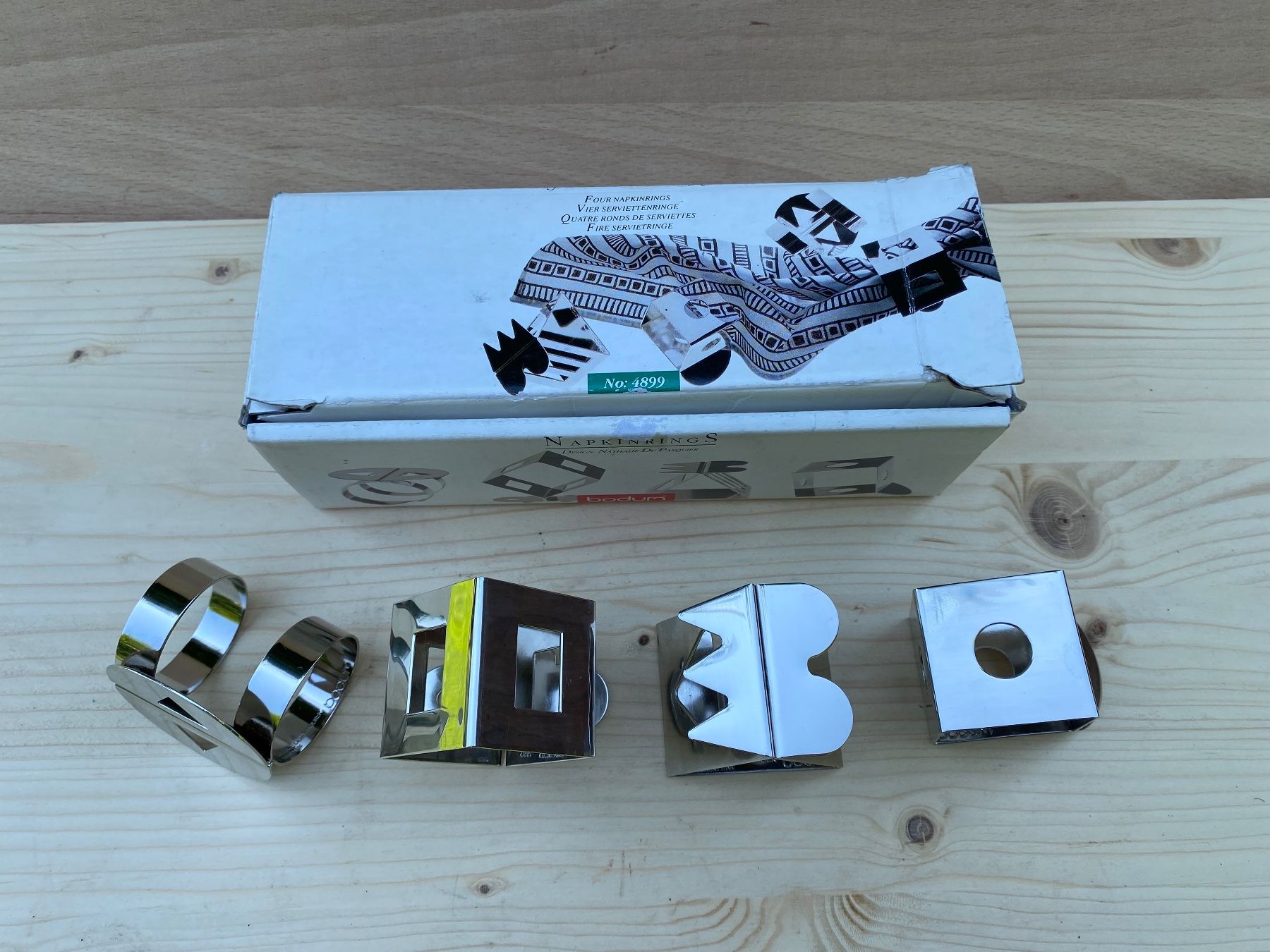 Bodum Sonstige Dekorationen & Accessoires: 4 schöne Vintage Bodum Serviettenringe – Gebraucht aus Feldbach von Olive1 2