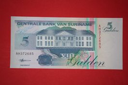 SURINAME - 5 Gulden 1998 unc (AH372685)