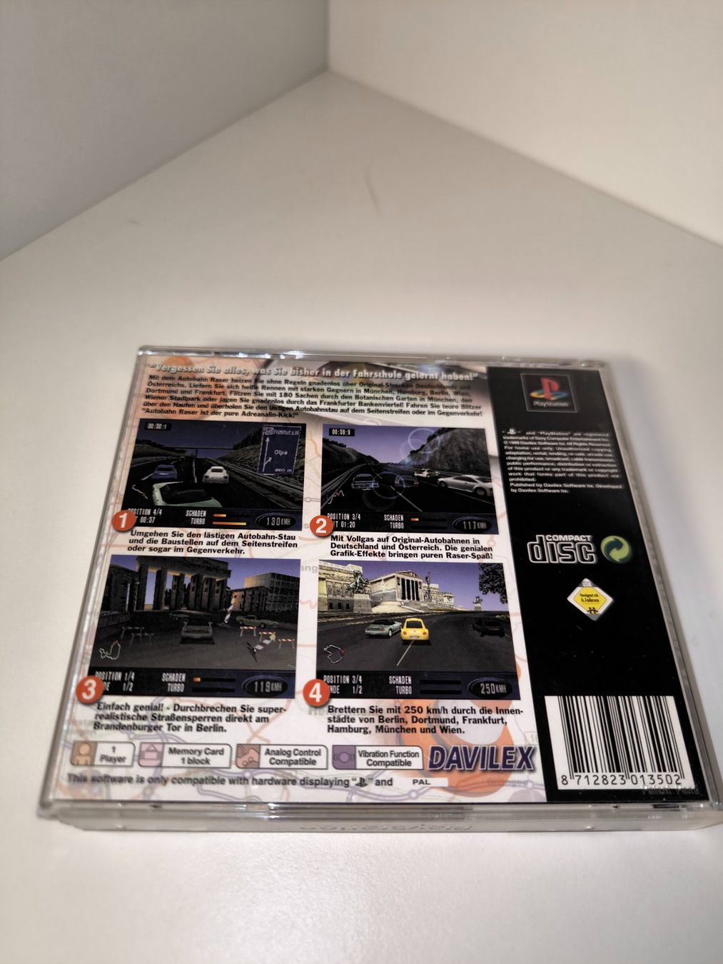Sony Giochi: Autobahn Raser 2 - Playstation 1 – Usato da Dulliken venduto da Sefty 1