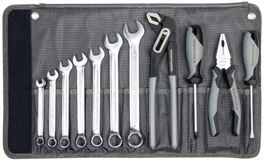 Kraftwerk BASIC LINE Werkzeugtasche, 11-tlg.