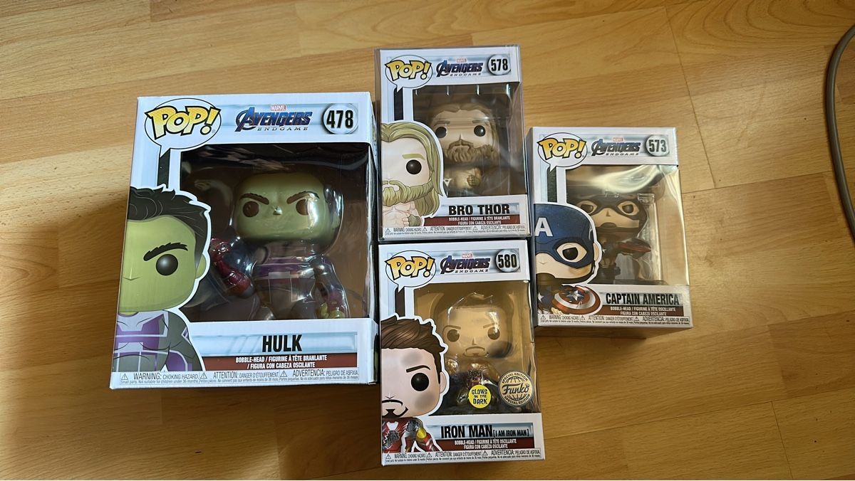 Funko Figurines: Lot de 4 pop Marvel avengers endgame – Neuf avec emballage d'origine à Penthalaz par Yann3688