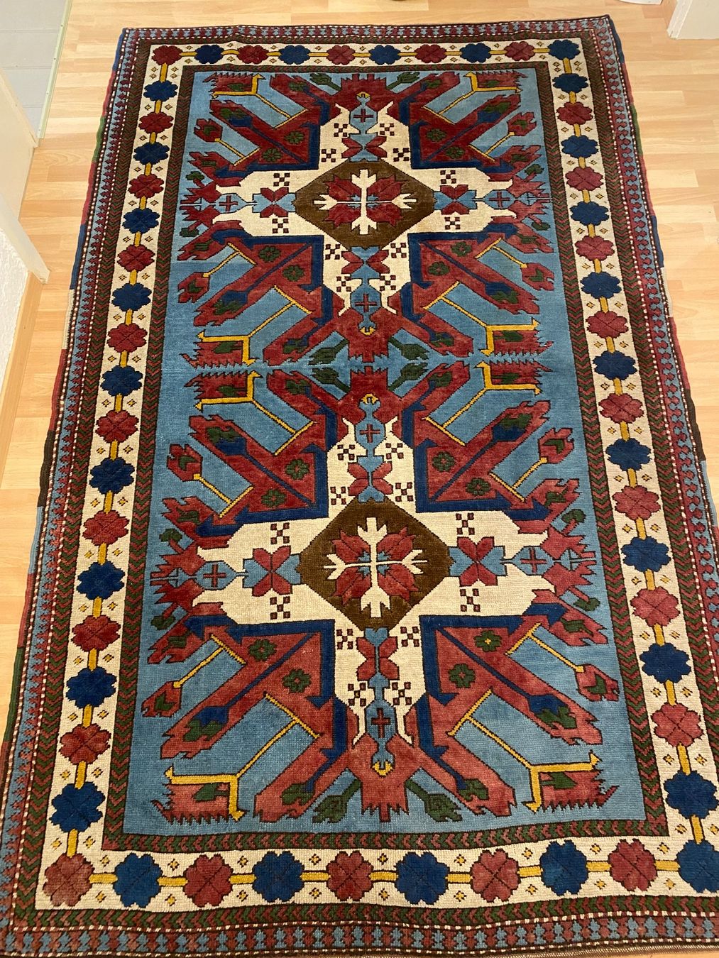 Tappeti: Orientteppich Kars Kazak 250x155 – Usato da Zürich venduto da Simodo
