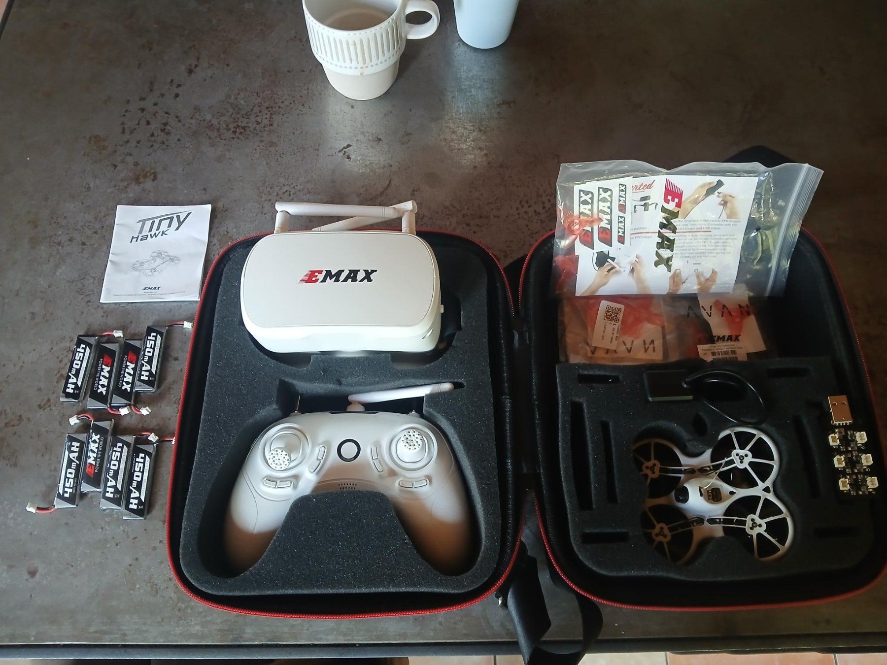 Modellismo RC: EMAX Tinyhawk Drohne mit Brille – Usato da Latterbach venduto da melinaspy