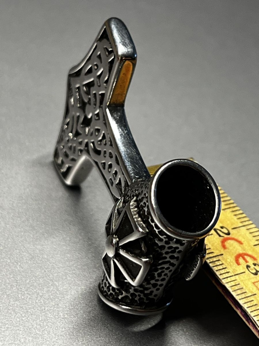 Ciondoli: Wikinger Thors Hammer Anhänger Edelstahl – Usato da Niederwangen BE venduto da KFI 2