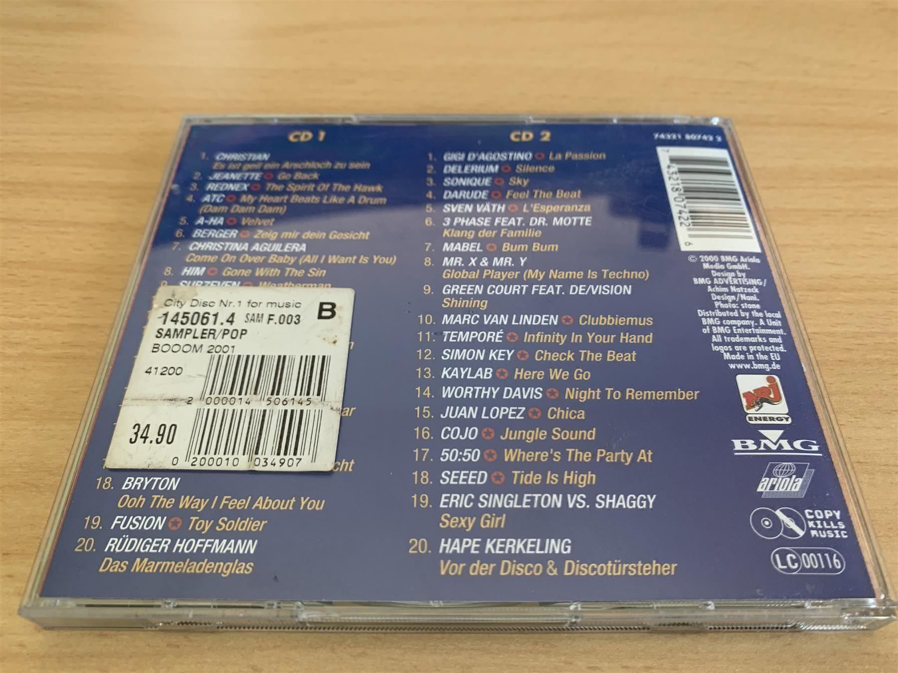 CD: Booom 2001 - The First - 2 CD – Usato da Rikon im Tösstal venduto da Alpenmutz 1