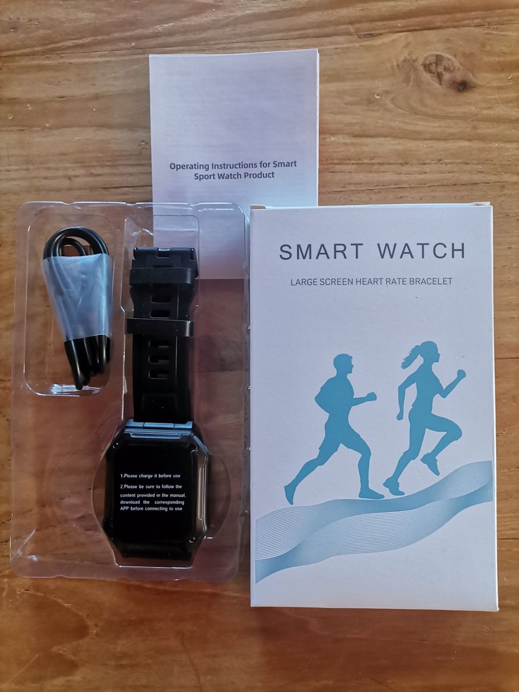 Smart Smartwatch: Fitness Tracker Smart Watch Herzfrequenz- / Blutdruckmessung – Usato da Mund venduto da Takeit2 1
