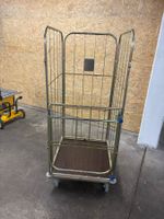Rollcontainer/ Transportwagen mit Gitterwänden