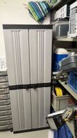 Kunststoff-Schrank Grau
