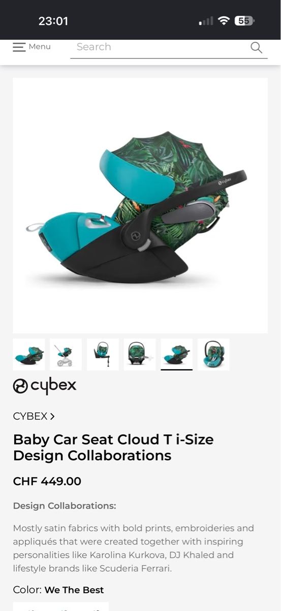 Cybex Seggiolini per auto: Cybex Cloud T i-Size Babyschale - Dj Khaled – Nuovo (secondo la descrizione) da Embrach venduto da shila_03 5