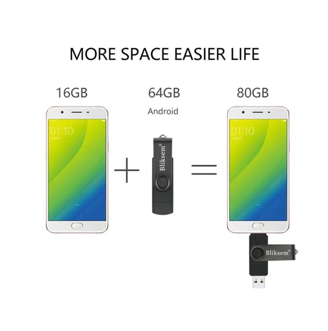 Chiavette USB: Clé USB 2en1 USB - micro USB 64 GB – Nuovo e nell'imballaggio originale da St-Cergue venduto da vpr_7v8g 3
