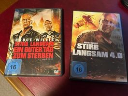 2  x  Stück an DVD " Stirb langsam "  von Bruce Willis