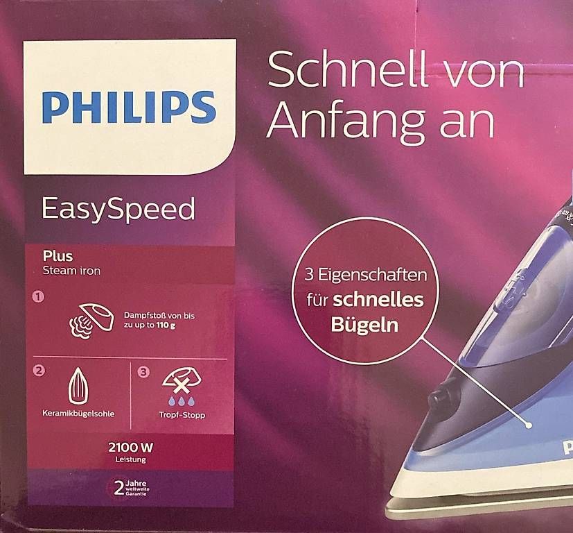 Bügeleisen: Top Bügeleisen von Philips ungebraucht – Gebraucht aus Egg b. Zürich von DanceEmotion 1