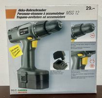 [NEU]: Akku-Bohrschrauber MSG 12 inkl. Ladegerät