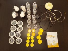 Elektr. Doppelmilchpumpe Medela inkl Zubehör