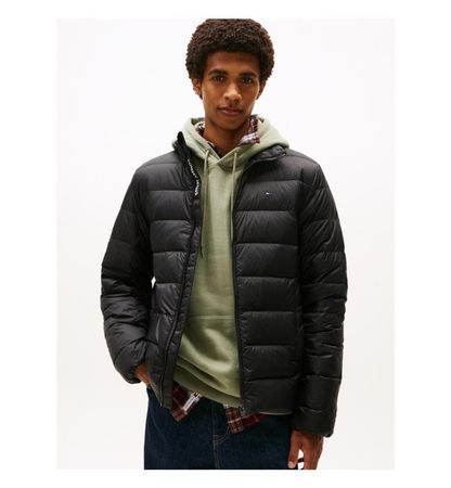Tommy Hilfiger Daunenjacke Herren - Gr. L – Schwarz - Neu