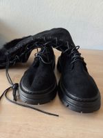 Schwarze Stiefel ungefüttert Gr 40 Neu