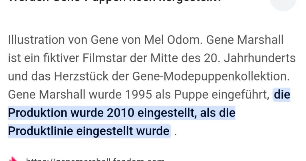 Bambole: GENE PUPPE INCOGNITO – Nuovo (secondo la descrizione) da Gretzenbach venduto da schibaya 9