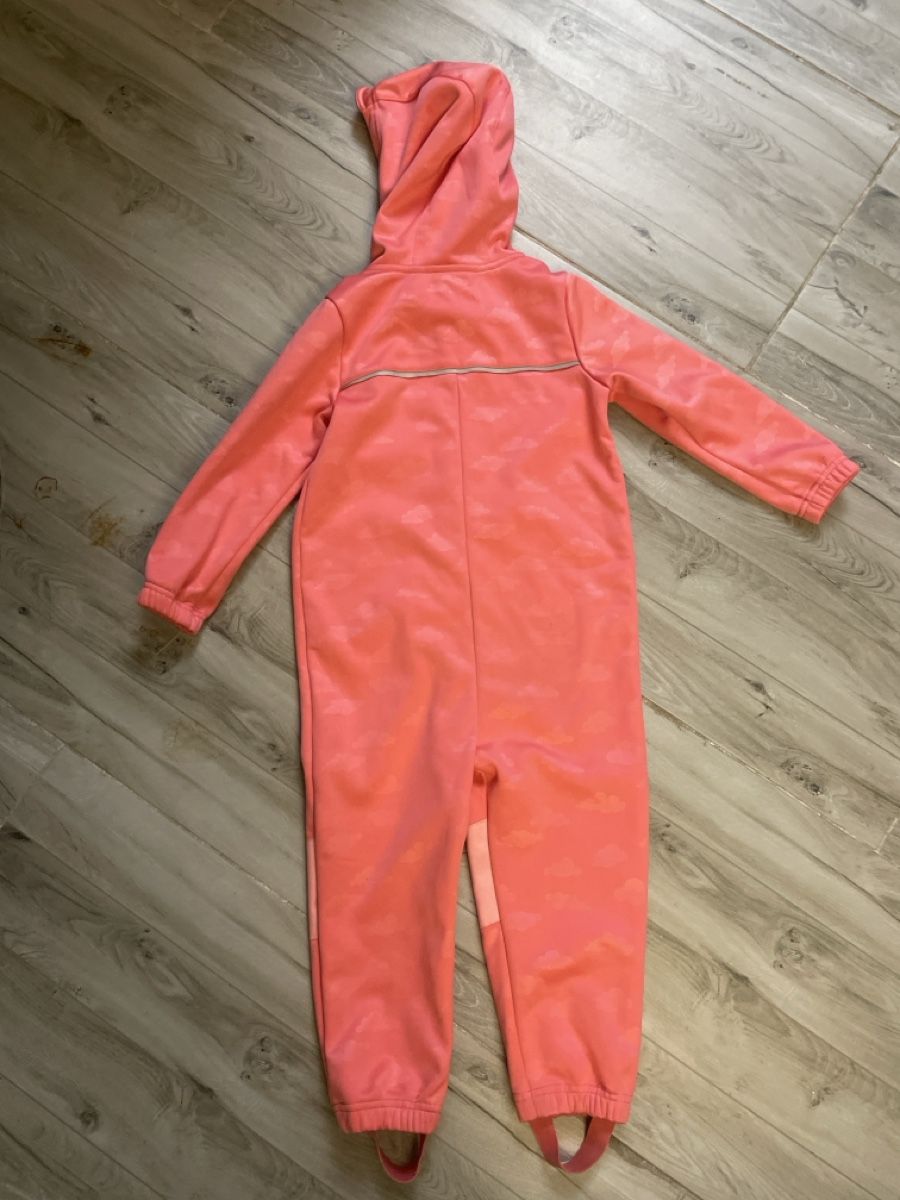 Tute: Softshell Overall rosa mit Wolkenmuster Gr.98/104 neu – Nuovo (secondo la descrizione) da Obergerlafingen venduto da cabo4 1