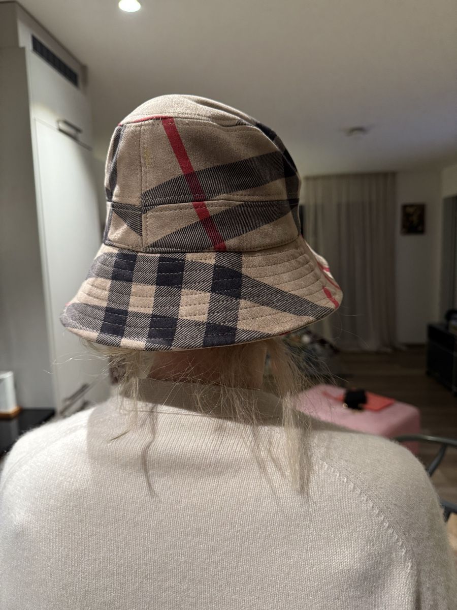 Copricapi, berretti & cappellini: Bucket Hat, beige, Karomuster, Sommer – Usato da Uster venduto da Dalekvia 3
