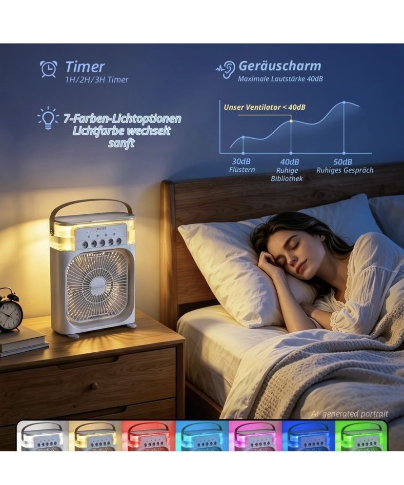 Ventilateurs: Mini Ventilator Kühler  Weiss mit USB – Neuf (Voir description) à Zürich par naz_h8jw 3