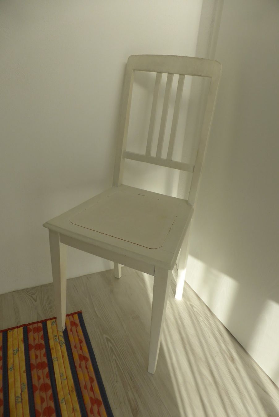 Sedie: Jugendstil Stuhl, weiss - Shabby chic – Usato da Brunnadern venduto da vapiano 1