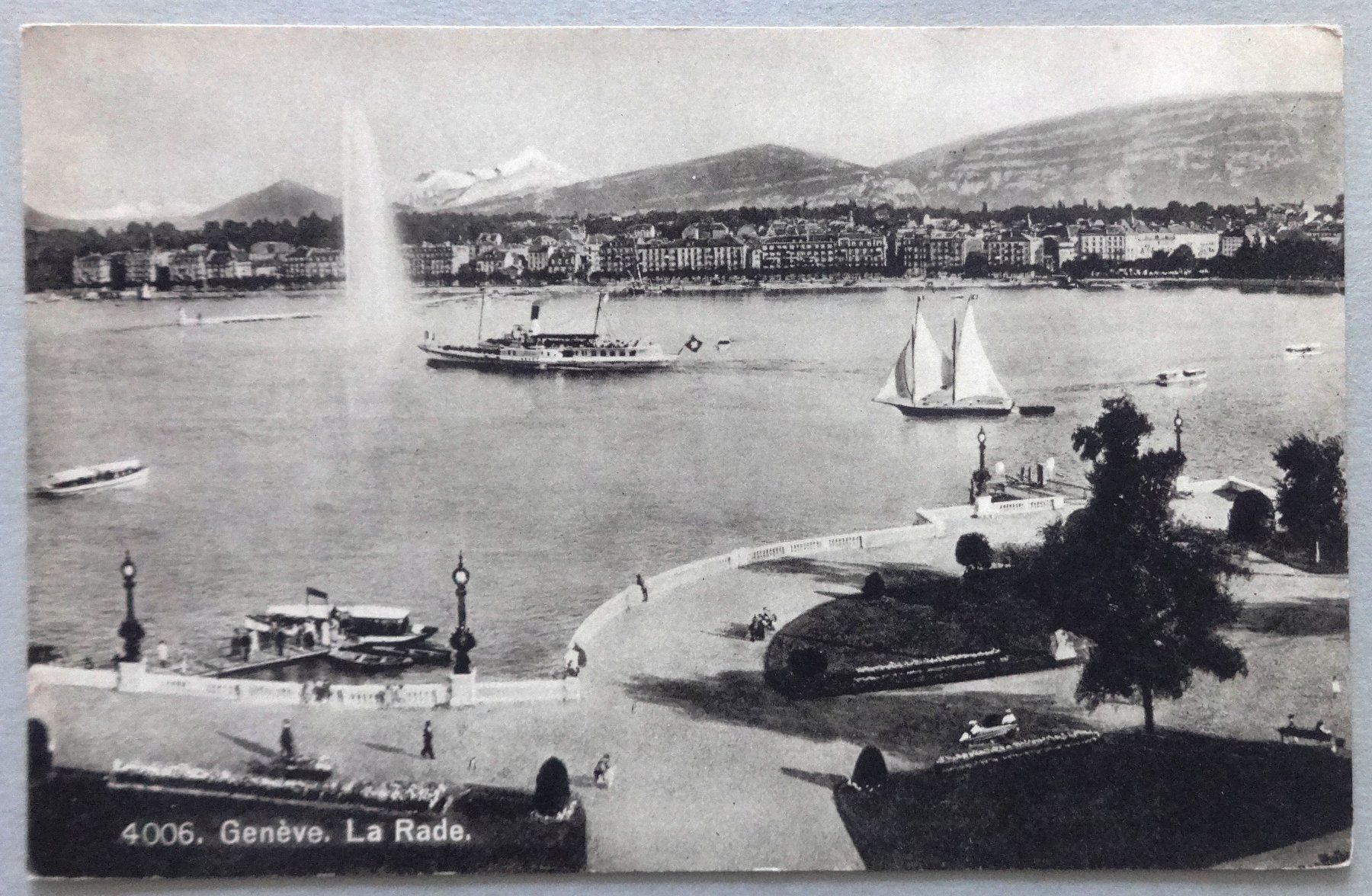 Cartoline postali: Genève, La Rade – Usato da Fétigny venduto da Billy2miny