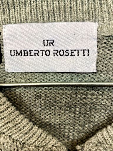 Pullover & Sweatshirts: Umberto Rosetti Grauer Reißverschluss-Strickpullover – Gebraucht aus Zug von vinokilo 4