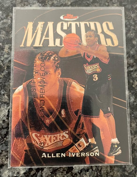 NBA Allen Iverson Finest Masters Card (Neu (gemäss Beschreibung)) in ...