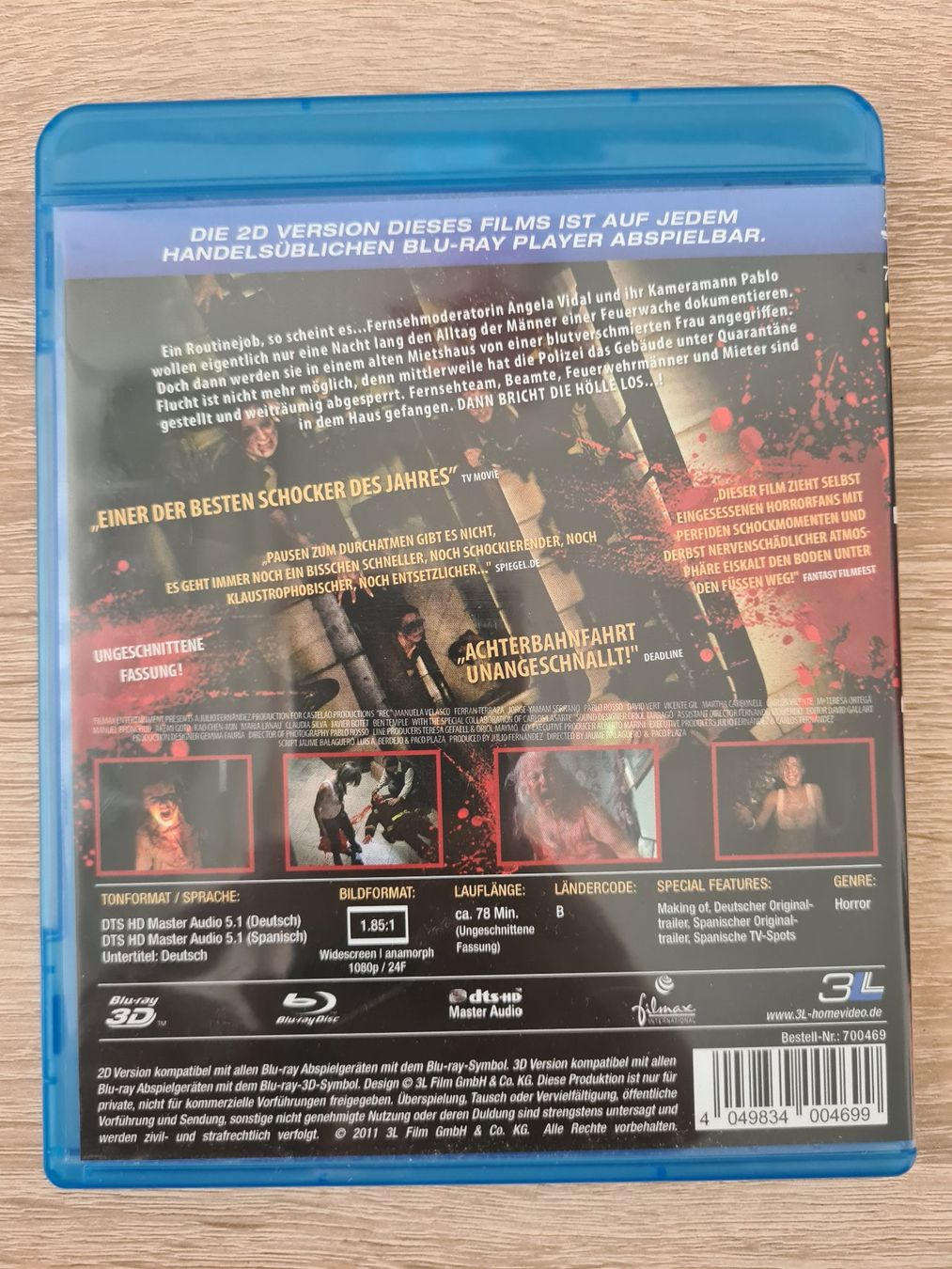 Tutti i DVDs: Rec 3D - Blu-ray – Usato da Carouge GE venduto da Franllo 1