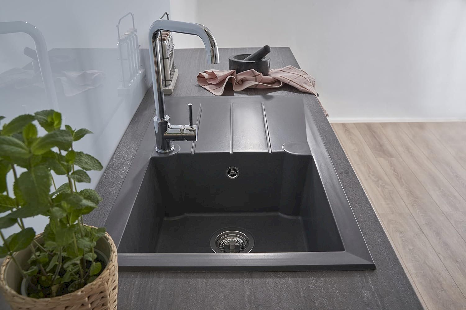 Lavabi & lavandini: Respekta Alineo 81x50cm grau – Nuovo e nell'imballaggio originale da Bottighofen venduto da zaap 2