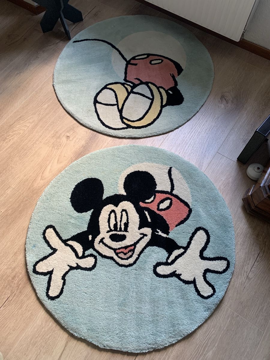 Teppiche: Deux tapis ronds Mickey Mouse Disney – Gebraucht aus St-Imier von gui_6b6f