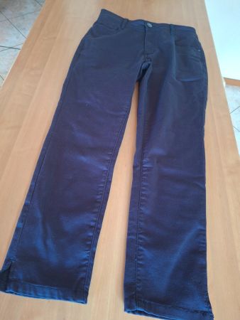 Pantalon bleu foncé taille 40 marque Gevana 62% coton