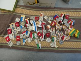 Schweiz, Konvolut alte Medaillen gut 4,5 kg