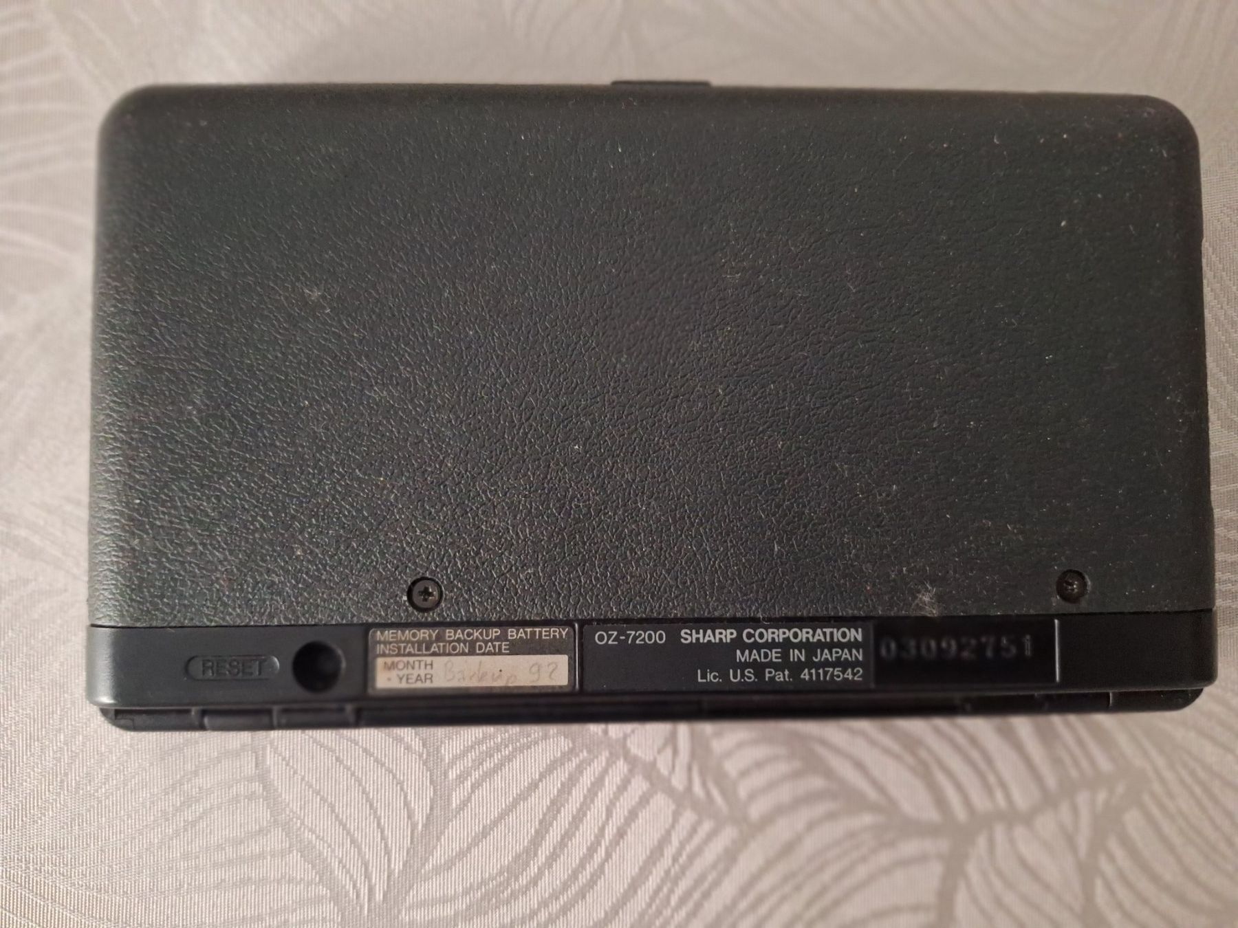 PCs: Sharp OZ-7200 Elektronischer Organizer 90 er Jahre – Gebraucht aus Zürich von Lemon007 5