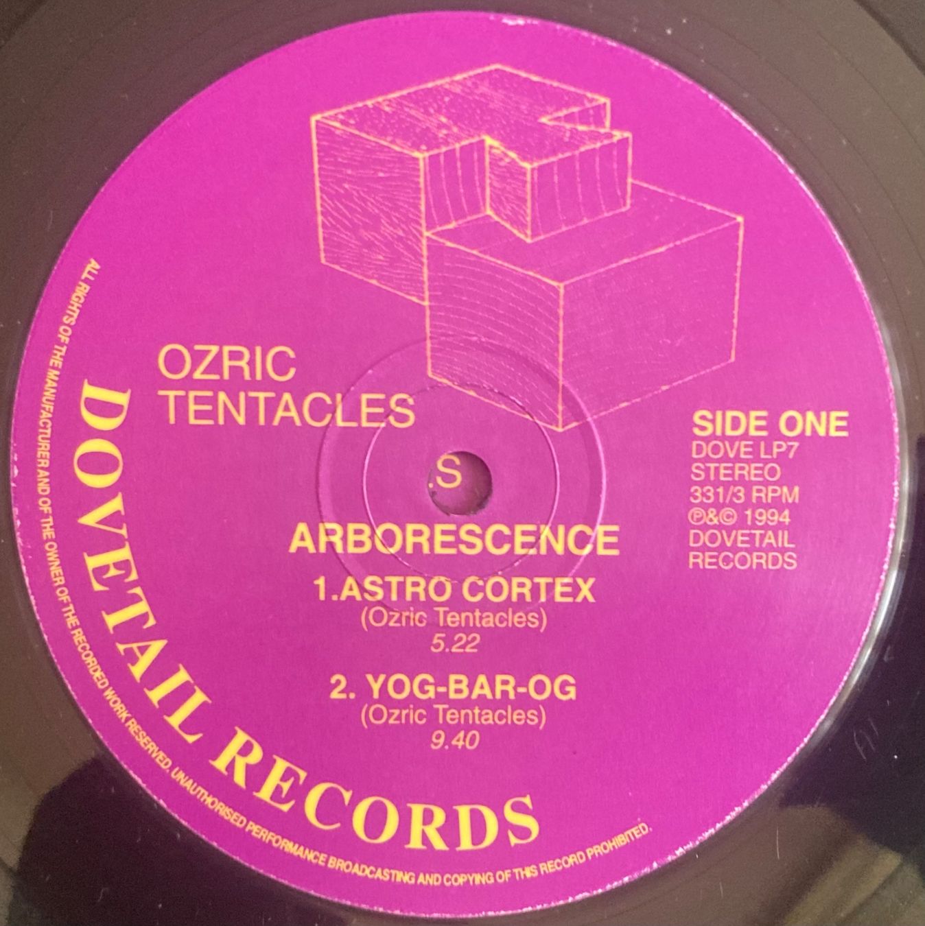 Schallplatten: OZRIC TENTACLES - ARBORESCENCE – Gebraucht aus Poliez-Pittet von Newtown-Records 2